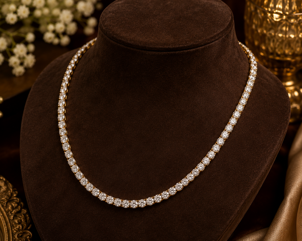Diamond Tennis Necklace