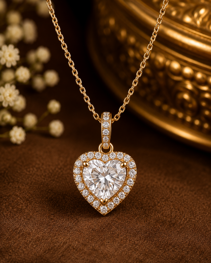 Heart Diamond Pendant