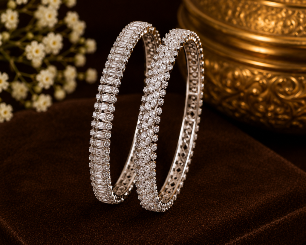 Diamond Bangles